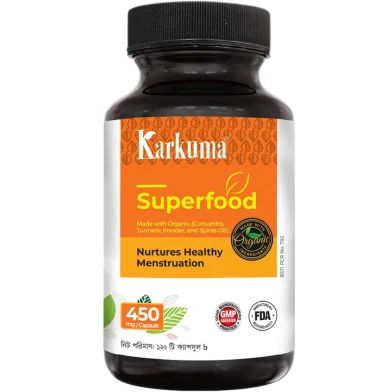 Karkuma Superfood 450 Mg Capsule 120 Pcs: null | Rokomari.com - Rokomari product